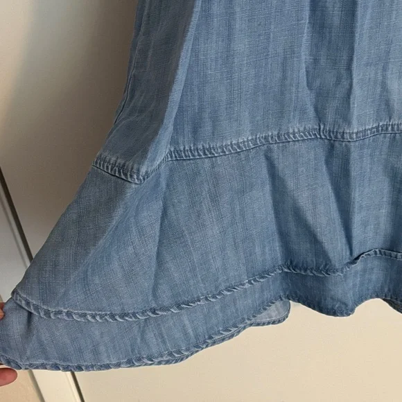 Bella Dahl Light Blue Sleeveless Denim Dress - like new size small - Picture 4 of 7